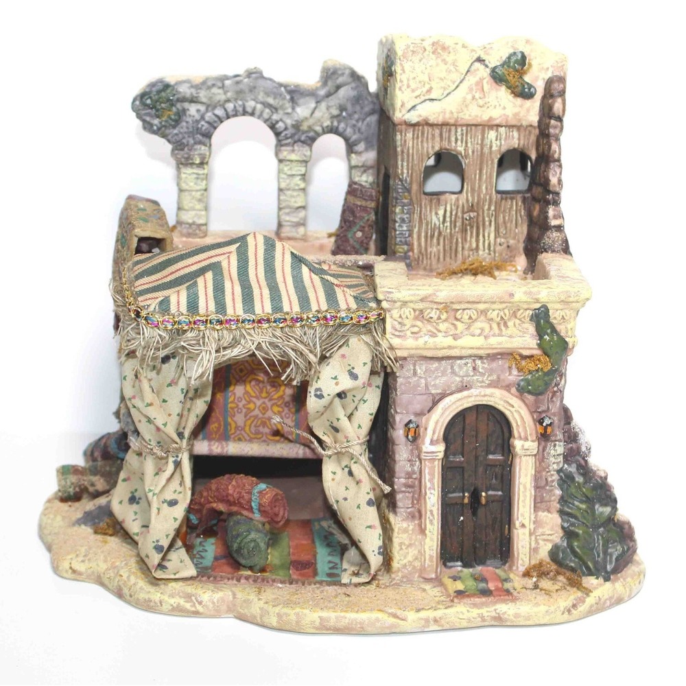 2002 Grandeur Noel Bethlehem Village Rug Merchant Replacement 8"t x‎ 9"w